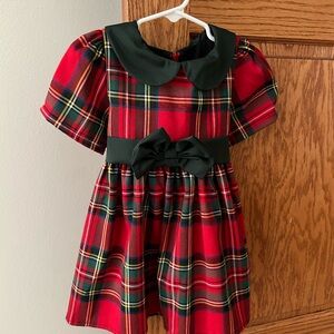 Toddler Girl 2-3T Red Plaid Dress, Christmas Dress Pet Free Smoke Free Home
